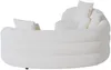 Vente-unique - LAPIOTA Sofa Stoff Weiß - B 200 cm x H 73 cm x L 290 cm Bild 4