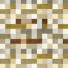 Supellex Sofia Ohrensessel mit Hocker | Design kariert Beige-Ocker Bild 3