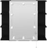 vidaXL Spiegelschrank mit Regal Schwarz Eichen-Optik 70 x 16,5 x 60 cm 886233 Bild 5