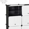 Relaxdays Schuhschrank Stecksystem 24 Fächer Bild 5