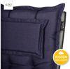 LILENO HOME Liegenauflage perfekt für Strandliegen, Sonnenliege Auflage, Gartenliege Auflage, (1er Set), Polsterauflage Dunkelblau, Auflagen für Gartenliegen Bild 4