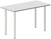 Schreibtisch DNA hellgrau 1800x800 mm I-Beine/schwarz Bild 1