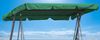 Hollywoodschaukel Dachbezug 200x145 cm Grün Wasserdicht | Universal Ersatzdach Gartenschaukel 3 Sitzer | UV 50 Schaukel Dach Ersatz Bezug Bild 2