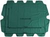 Hollywoodschaukel Dachbezug 200x145 cm Grün Wasserdicht | Universal Ersatzdach Gartenschaukel 3 Sitzer | UV 50 Schaukel Dach Ersatz Bezug Bild 3
