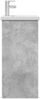 vidaXL Badezimmerschrank mit Waschbecken Betongrau 42 x 40 x 84,5 cm 890771 Bild 5
