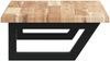 vidaXL Waschbeckenregal Wandmontage Stahl und Akazienholz 3302667 Bild 5