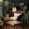 LED Solar Tischleuchte, gold, 2 Höhen möglich, H 41 cm Bild 2