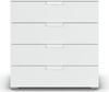 rauch Aditio Box, Kommode, 4 Schubladen, mit Softclose-Funktion, Farbe Weiß, BxHxT 80x81x42cm Bild 2