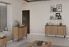 Selsey 'Osaka' TV-Möbel mit 2 Schubladen und 2 Fächern, Eichenholzoptik Evoke , ca. 50 x 179 x 40 cm Bild 5