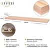 Levandeo® Wandregal, Wandboard Bobby 100cm Kernbuche Wandregal Regal Board Bord Bild 2