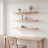 Levandeo® Wandregal, Wandboard Bobby 100cm Kernbuche Wandregal Regal Board Bord Bild 3