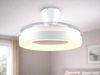 LED Deckenleuchte VANSBRO mit Ventilator und Fernbedienung Ø 49cm - max. 106cm Bild 5