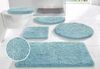 OTTO home Badematte Sanremo, Badvorleger, Badezimmer Teppich, sehr weich, Höhe 30 mm, rutschhemmend beschichtet, schnell trocknend, fußbodenheizungsgeeignet, Polyester, rechteckig, Badteppich, unifarben, rechteckig, rund & als 3-tlg. Set erhältlich Bild 2