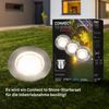 Briloner LED Außen-Bodenstrahler Padouk Connect to Shine 3er Ergänzungsset 10W warmweiß Bild 5