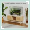 Relaxdays TV-Lowboard Rattan-Design Bild 4