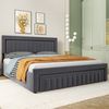 HAUSS SPOLE Polsterbett als Einzelbett und Doppelbett erhältlich,Stauraumbett mit Schubladen (160×200 Doppelbett Boxspringbett Jugendbett mit Stauraum und Lattenrostkonstruktion), Funktionbett mit Lattenrostkonstruktion,mit Matratze Bild 2