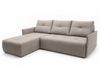 AX LIVING Ecksofa Damascus Hellbraun mit Schlaffunktion Bettkasten Schlafsofa 212 cm links Bild 3