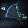 hjh OFFICE Gamingstuhl GAMEBREAKER SX 04 Stoff, Kunstleder Schwarz/Türkis Bild 2