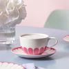 Villeroy & Boch Fleur Couleur Cappuccinotasse mit Untertasse 300 ml 6er Set - Cassis Bild 2