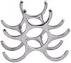 Weinregal Design 24 cm für 6 Flaschen Aluminium Silber Bild 4