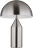 Tischlampe, Metall, nickel matt, weiß matt, H 39 cm Bild 2