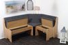 Stolebaenk Eckbankgruppe Bremen MANITI, (Eckbank Set, 1xEckbank, 1xTisch, 2x Stuhl), Beidseitig aufbaubar Bild 3