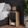 Nachttisch Evo Goldkraft Eiche/Anthrazit 30 x 55 cm mit Schublade Vicco Bild 3