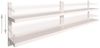 vidaXL Schweberegale mit 2 Böden 2 Stk. Edelstahl 300x30 cm 3055901 Bild 3