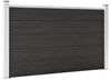 vidaXL Gartenzaun WPC 180×105 cm Grau 49073 Bild 2
