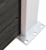 vidaXL Gartenzaun WPC 180×105 cm Grau 49073 Bild 5