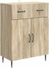 vidaXL Sideboard Sonoma-Eiche 66 x 34,5 x 89,5 cm Holzwerkstoff 894867 Bild 2