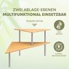 Küchen-Eckregal, Küchenregal, Gewürzregal, Bambus Bild 4