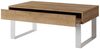 Couchtisch Tisch - KAVOS XL - mit Schublade 110x63,5 cm Gold Eiche Bild 3