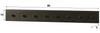 Garderobe Aret aus Metall mit 8 Haken in Bronze-Finish Bild 3