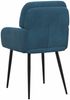 vidaXL Esszimmerstühle 4 pcs Samt (V) Blau 59 x 59,5 x 90 cm 3428244 Bild 5