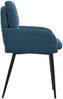 vidaXL Esszimmerstühle 4 pcs Samt (V) Blau 59 x 59,5 x 90 cm 3428244 Bild 4