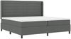 vidaXL Boxspringbett mit Matratze Dunkelgrau 200 x 200 cm Stoff 3341603 Bild 4