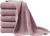 Hahn 'Primera' Strickdecke mit Perlmuster, 100 % Polyacryl mauve, 130 x 170 cm Bild 3