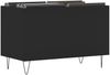vidaXL Plattenschrank Schwarz 74,5x38x48 cm Holzwerkstoff 831725 Bild 3