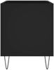 vidaXL Plattenschrank Schwarz 74,5x38x48 cm Holzwerkstoff 831725 Bild 5
