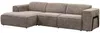 Vente-unique - TEJAMI Sofa Stoff Schokoladenbraun - B 160 cm x H 78 cm x L 322 cm Bild 2