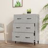 vidaXL Sideboard Betongrau 69,5 x 34 x 90 cm Holzwerkstoff [812163] Bild 3