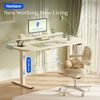 FLEXISPOT Schreibtisch Moderner elektrisch höhenverstellbarer Schreibtisch mit Monitorablage (70–119 cm höhenverstellbar, 6-Tasten Memory-Steuerung, stabiler Stahlrahmen, Tischplatte 120×80 cm), ergonomischer Homeoffice Computertisch Bild 2