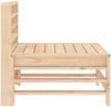 vidaXL Garten-Mittelsofas 2 Stk. Massivholz Kiefer 825639 Bild 5