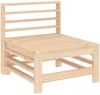 vidaXL Garten-Mittelsofas 2 Stk. Massivholz Kiefer 825639 Bild 3