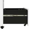 vidaXL Aktenschrank mit Rollen Weiß 30x45x59 cm Stahl 335982 Bild 4