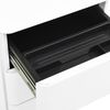 vidaXL Aktenschrank mit Rollen Weiß 30x45x59 cm Stahl 335982 Bild 5