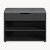 Schuhbank Gentofte 60x30x46cm Schwarz/Grau [en. casa] Bild 5