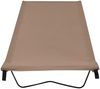 vidaXL Campingbett 180x60x19 cm Oxford-Gewebe und Stahl Taupe 312482 Bild 2