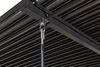 Primaster Pavillon Triviso 3x3m Gartenpavillon Alu inkl Lamellendach zum Öffnen Bild 5